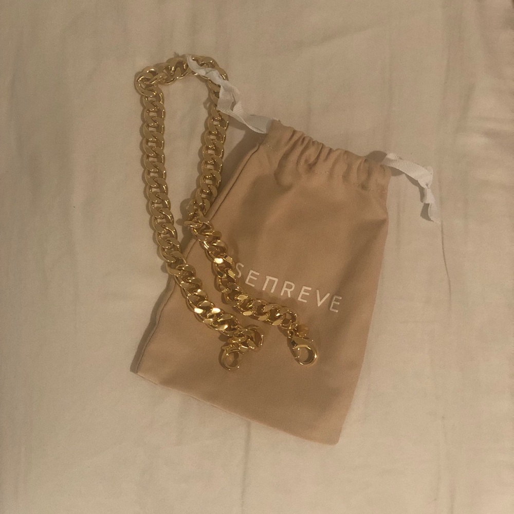 Senreve bold link Short chain Gold Brand new